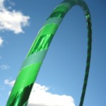 green hula hoop sky