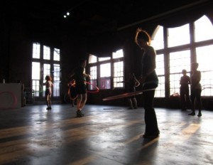 Hoop Revolution at sunset